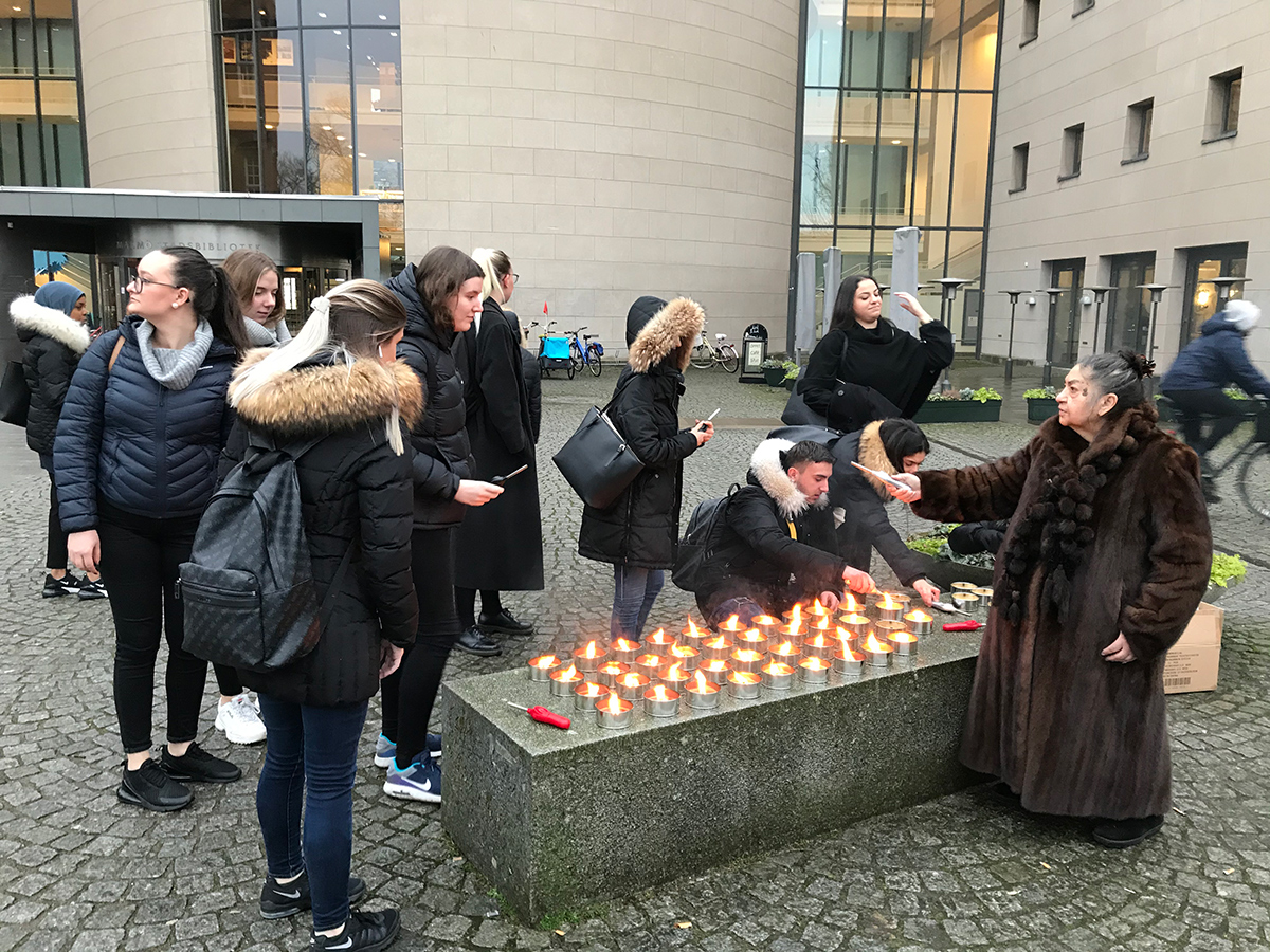 Förintelsens minnesdag i Malmö 2020