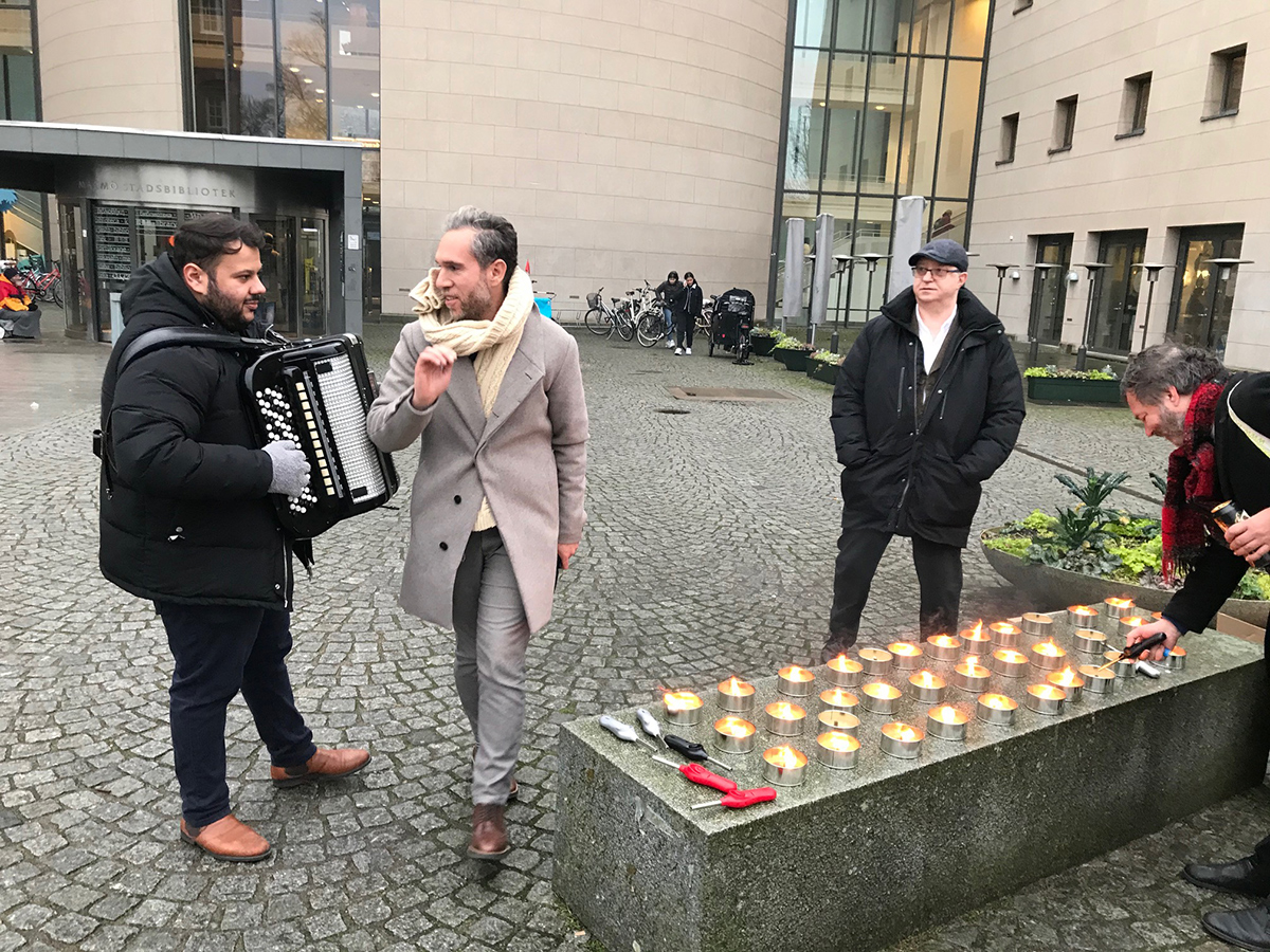 Förintelsens minnesdag i Malmö 2020